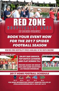 Spider Football 2017 Hospitality - Red Zone!