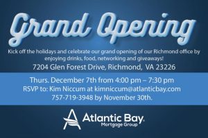 Kick off the Holidays Grand Opening / Ribbon Cutting / Food, Wine, Beer & Giveaways